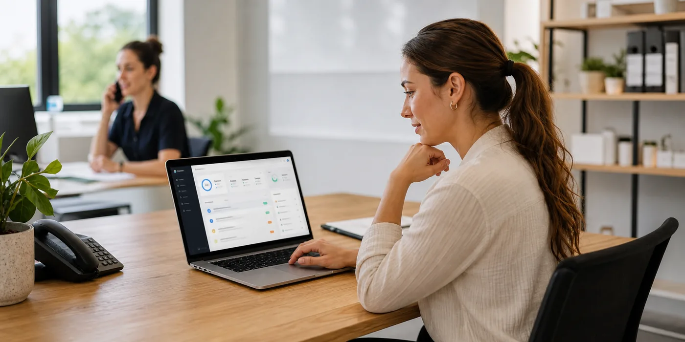 Business owner using Donova call summaries to stop missing calls when the business is busy
